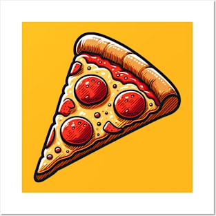 A slice of pizza Posters and Art